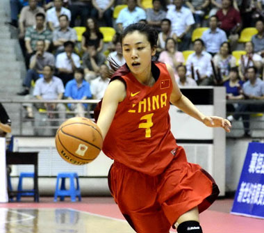 女篮热身赛：中国69-64澳大利亚