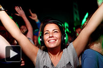 SHHH!13在Mojotic 音乐节举办的Silent Disco