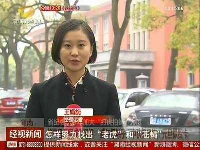 省纪委：今年加大“打虎拍蝇”力度 将节日反腐成为习惯