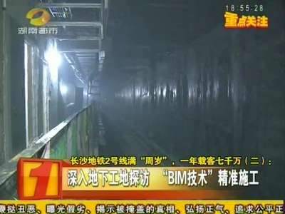 长沙地铁2号线满“周岁” 一年载客七千万