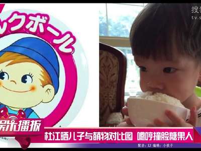 [视频]杜江晒儿子与萌物对比图 嗯哼撞脸糖果小人