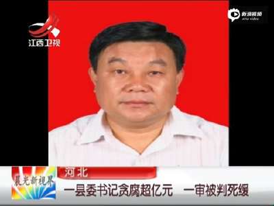 [视频]河北县委书记贪腐超亿元 一审被判死缓