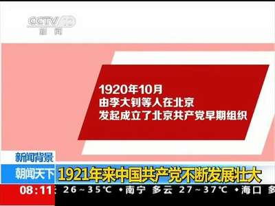 [视频]新闻背景：1921年来中国共产党不断发展壮大