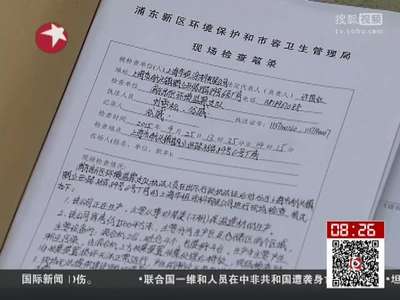 [视频]上海环保执法收严 8个月罚污染大气户7000万