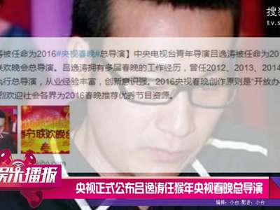 [视频]央视正式公布吕逸涛任猴年央视春晚总导演