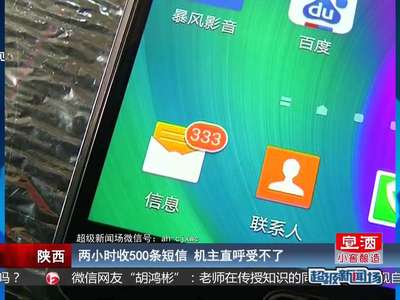 [视频]男子两小时收500条验证码短信 曾被要求帮找人