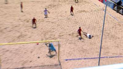 西班牙沙滩足球队VS伊朗沙滩足球队_沙滩足球