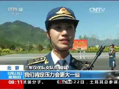 [视频]纪念抗战胜利70周年：中外媒体记者走进阅兵训练基地