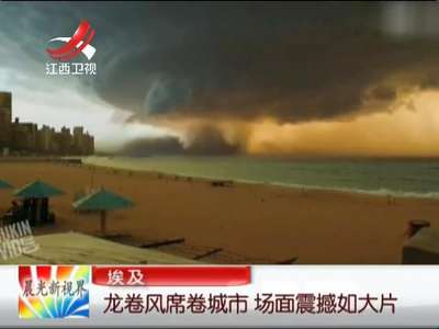 [视频]埃及：龙卷风席卷城市 场面震撼如大片