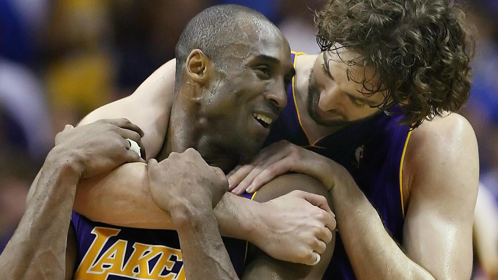 有种友谊叫夫妻的默契!科比加索尔经典瞬间回顾-乐视体育