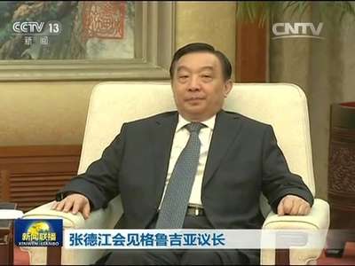 [视频]张德江会见格鲁吉亚议长