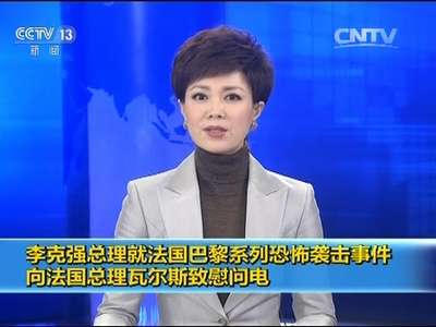 [视频]李克强总理就法国巴黎系列恐怖袭击事件向法国总理瓦尔斯致慰问电