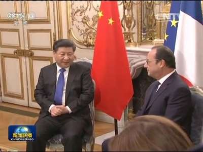 [视频]习近平会见法国总统
