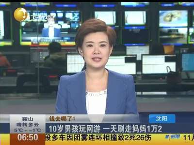 [视频]10岁男孩玩网游 一天刷走妈妈1万2