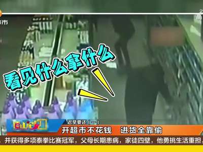 [视频]开超市不花钱 进货全靠偷