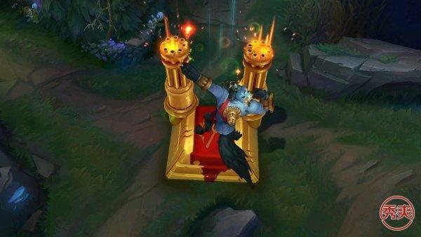 LOL四个最牛逼的皮肤 第一个回城自带无限火力BGM