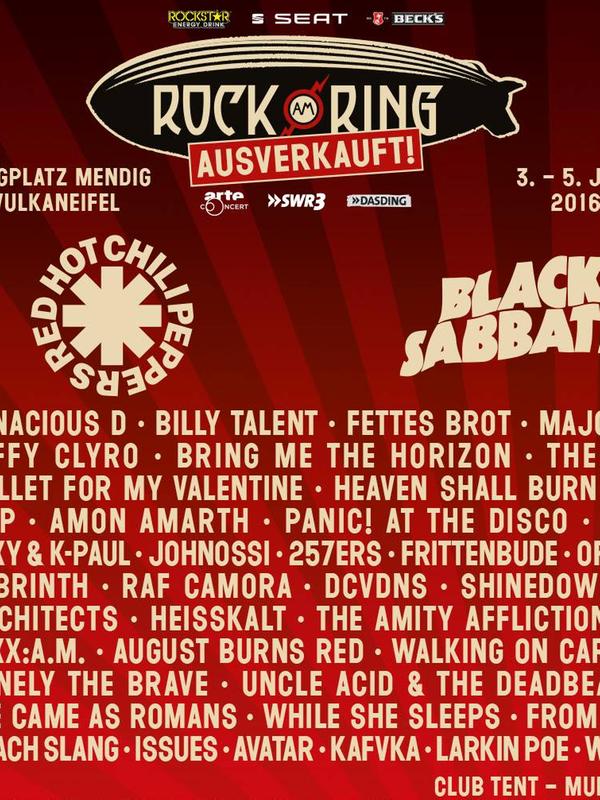 2016德国Rock am Ring音乐节