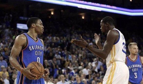 勇士VS雷霆前瞻:KD首返俄城 威少能否一笑泯