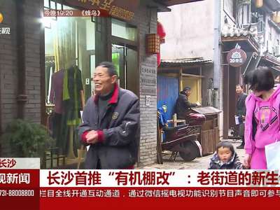 长沙首推“有机棚改”：老街道的新生活