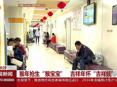 猴年抢生“猴宝宝” 吉祥年怀“吉祥娃”