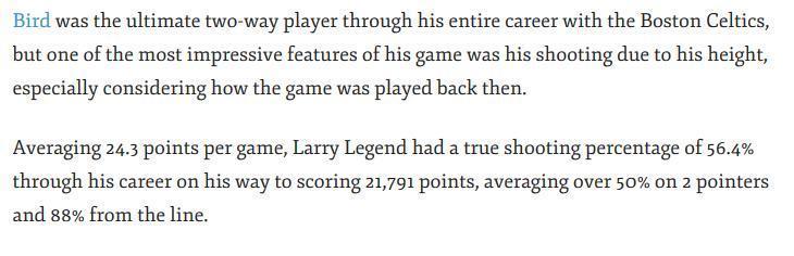 美媒评选NBA历史十大射手，库里上榜，汤普森第八！