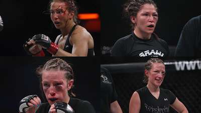 女子mma高光集锦 女人"打架"不甘示弱