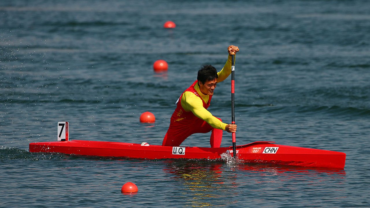 皮划艇男子单人划艇200米 中国选手李强晋级半