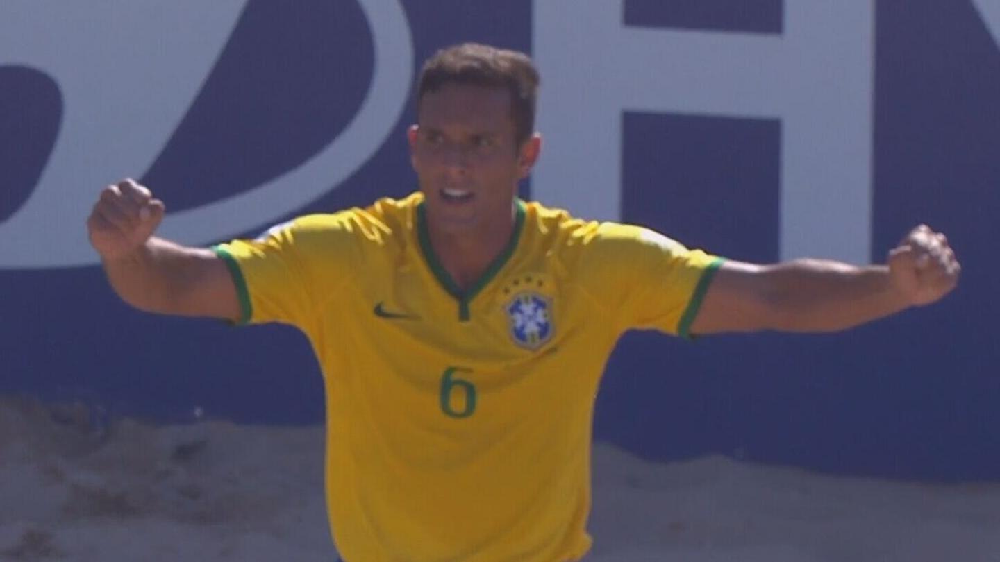 巴西沙滩足球队VS墨西哥沙滩足球队_沙滩足球