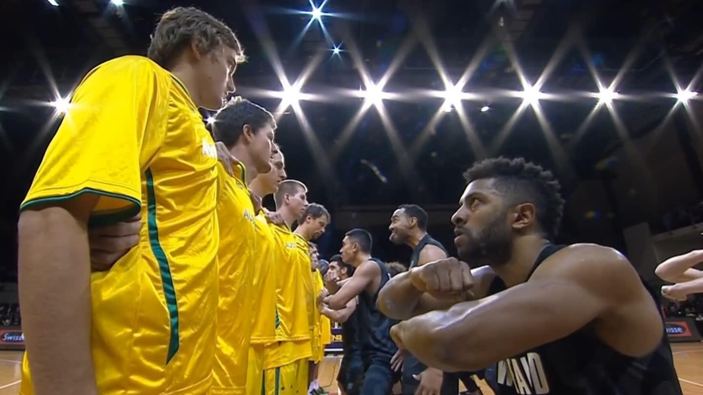 吓出汗!新西兰男篮紧贴对手跳毛利战舞-乐视体育