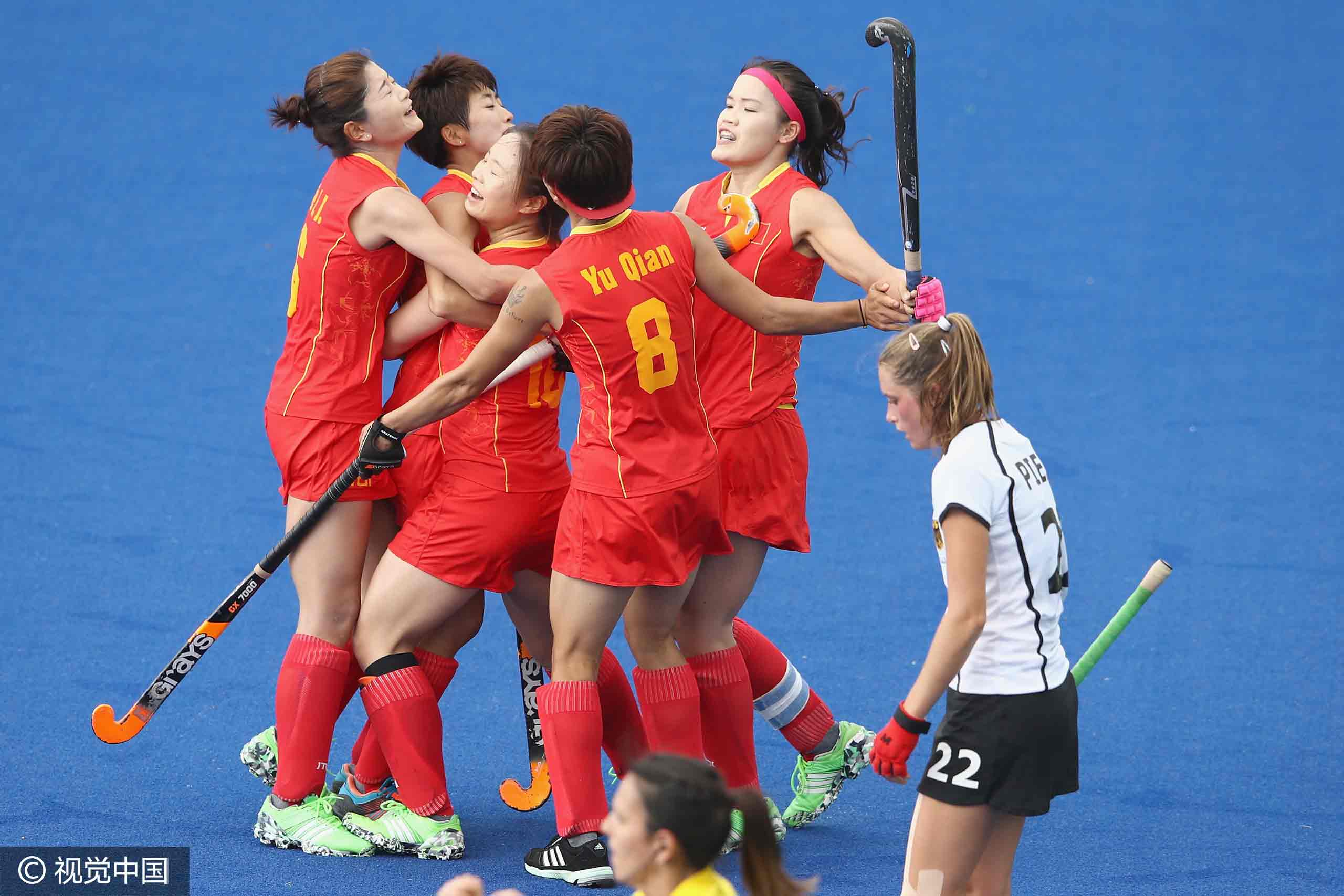 快讯-女子曲棍球小组赛 中国2比0战胜西班牙