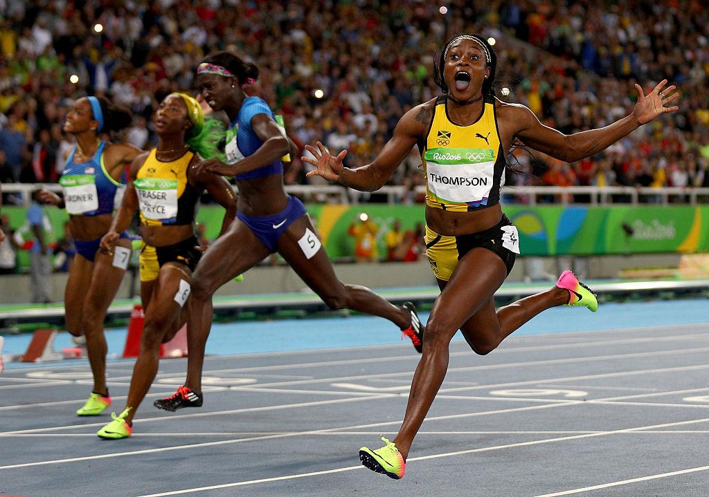 牙买加新秀汤普森百米夺金 和老大姐相爱相杀