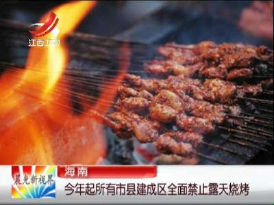[视频]海南：今年起所有市县建成区全面禁止露天烧烤