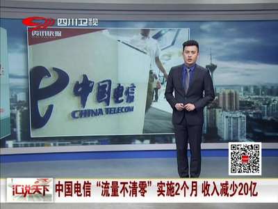 [视频]中国电信“流量不清零”实施2个月 收入减少20亿