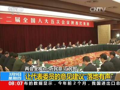 [视频]两会全视点·听民意 汇民智：让代表委员的意见建议“落地有声”