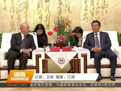 何报翔会见新西兰财政部副部长加百列 · 马克卢夫