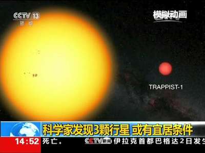 [视频]科学家发现3颗行星 或有宜居条件