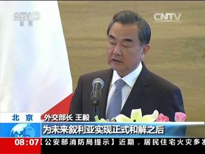 [视频]中国外交部长王毅：中方继续为解决叙问题发挥作用