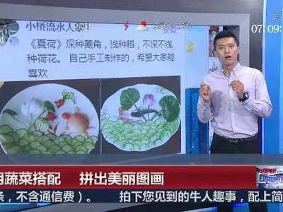 [视频]巧用蔬菜搭配 拼出美丽图画