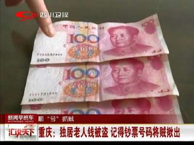 [视频]重庆：独居老人钱被盗 记得钞票号码将贼揪出