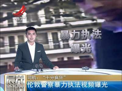 [视频]司机：“十分疯狂” 伦敦警察暴力执法视频曝光