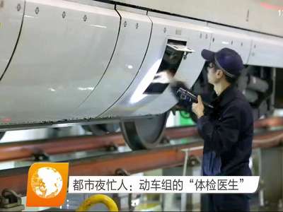 都市夜忙人：动车组的“体检医生”