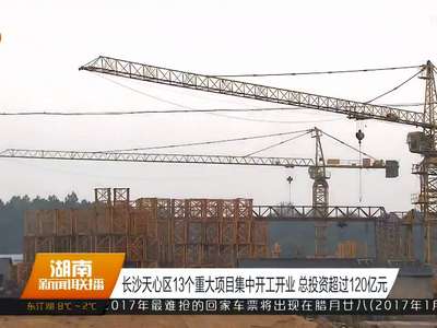 长沙天心区13个重大项目集中开工开业 总投资超过120亿元