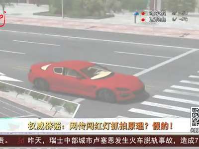 [视频]权威辟谣：网传闯红灯抓拍原理 假的