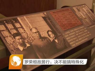 罗荣桓故居行：决不能搞特殊化