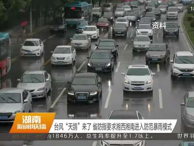 台风“天鸽”来了 省防指要求湘西湘南进入防范暴雨模式