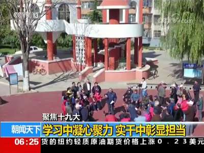 [视频]聚焦十九大 学习中凝心聚力 实干中彰显担当