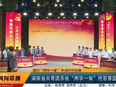 湖南省共青团系统“两学一做”抢答赛圆满落幕