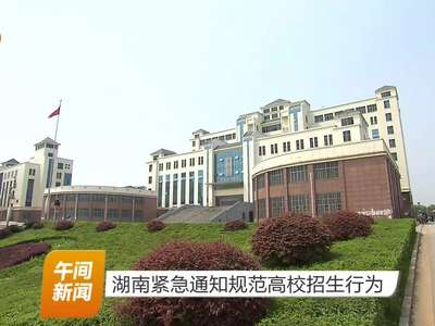 湖南紧急通知规范高校招生行为