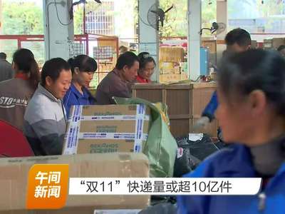 “双11”快递量或超10亿件