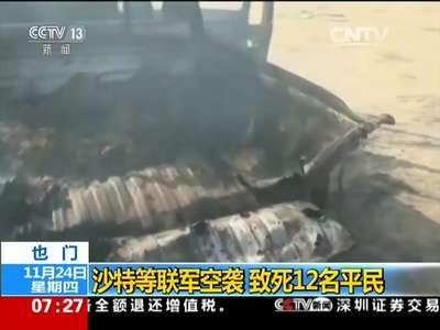 [视频]也门：沙特等联军空袭 致死12名平民